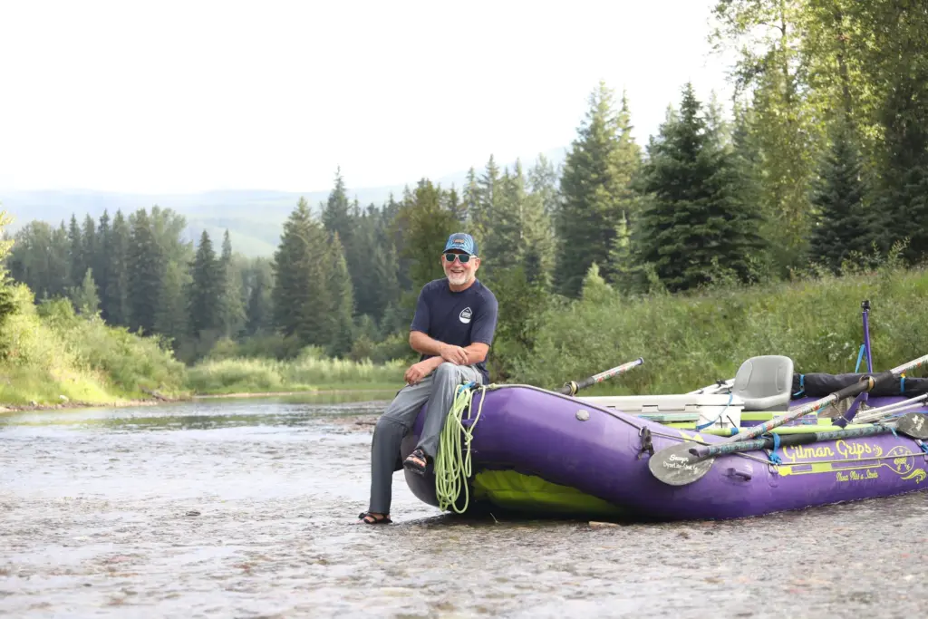 2022FlatheadWatersCleanup 3ForksofFlathead MiddleFork DiveTeamSupportRaft Jeff8.13.22 Low