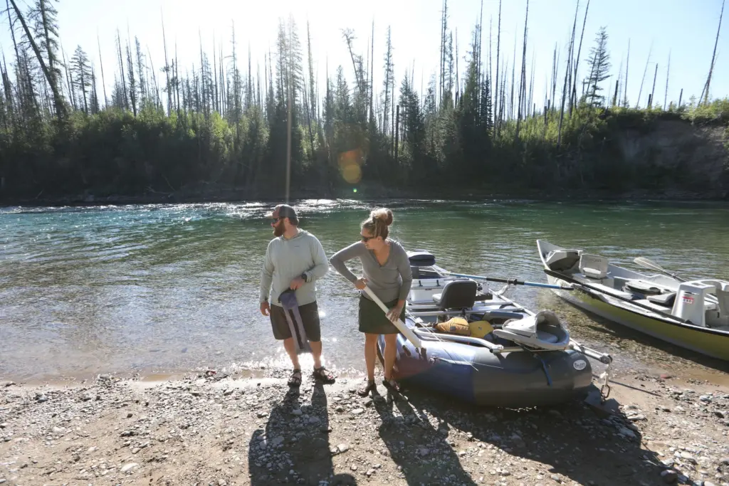 2022FlatheadWatersCleanup 3ForksofFlathead NorthFork DanielandJess8.13.22 Low