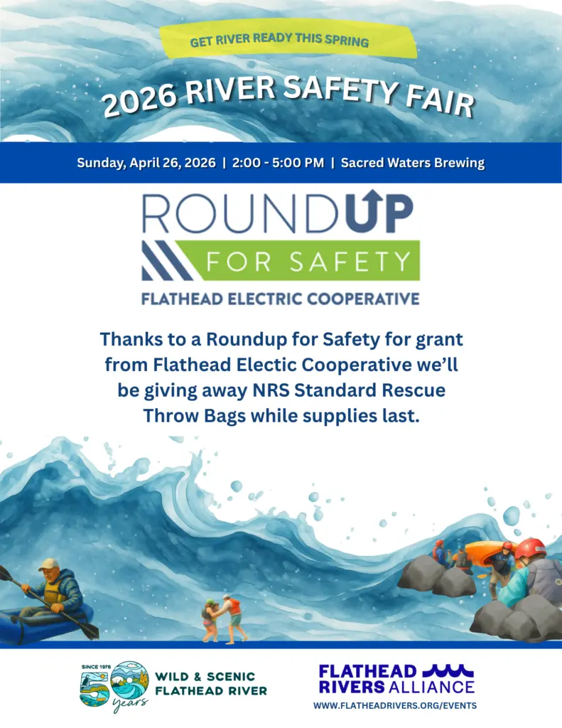 FEC Roundup Throw Bag Recognition 2026 River Safety Fair Poster