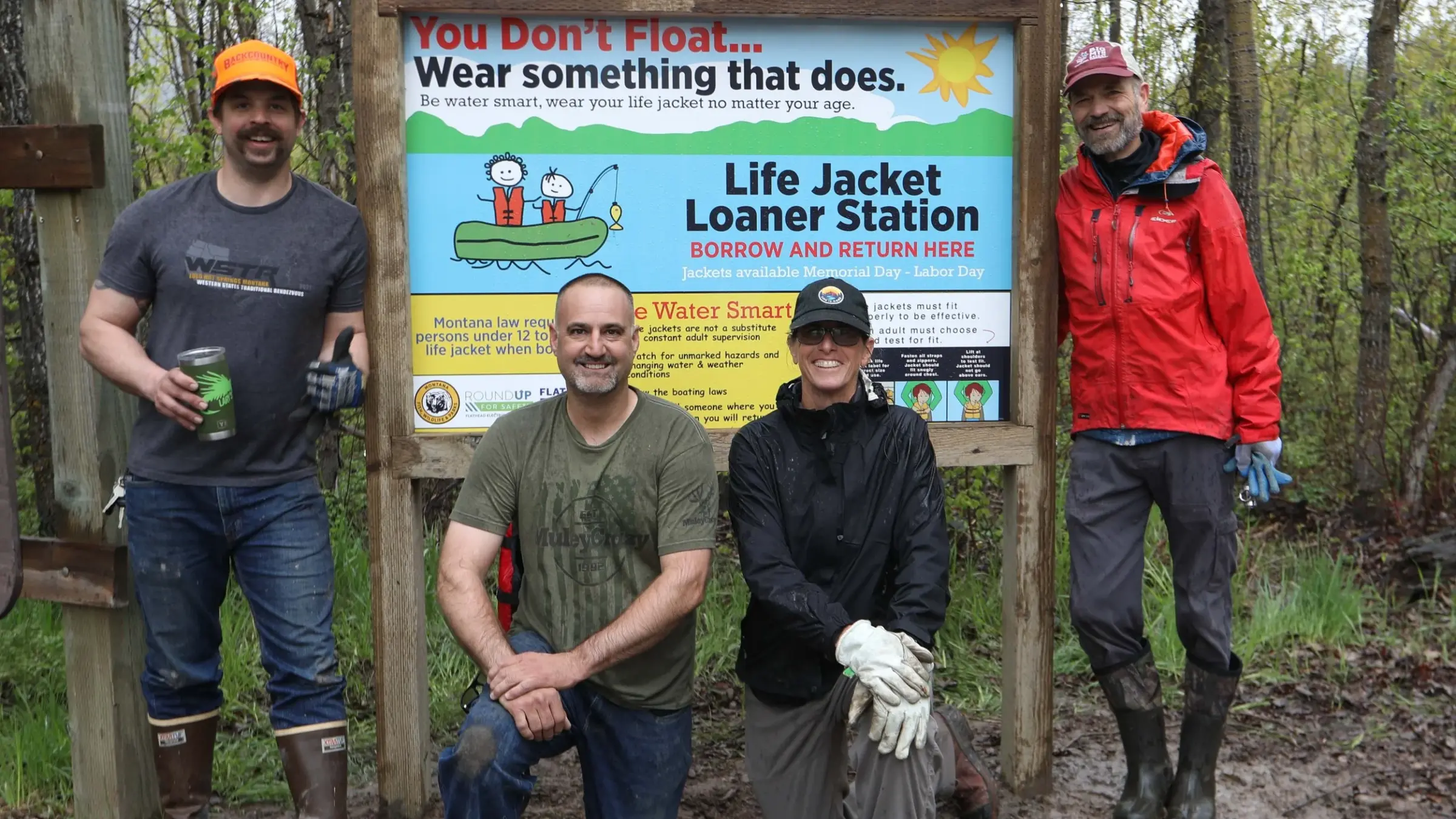 Loaner Life Jacket Stations Make Debut on Flathead River System
