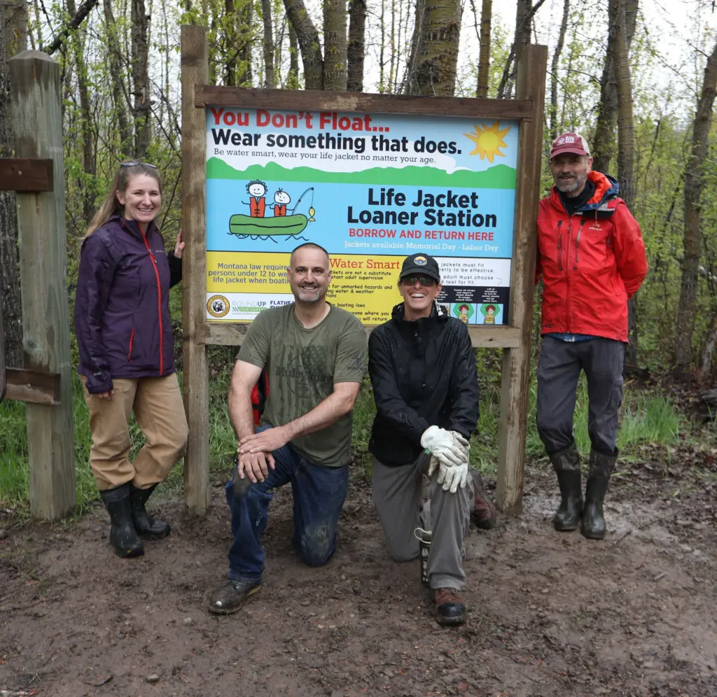 Pictured (left to right): Sheena Pate (FRA Staff), Stuart Keil, Ginger Gross, & Warren Lane Not Pictured: DJ Zor