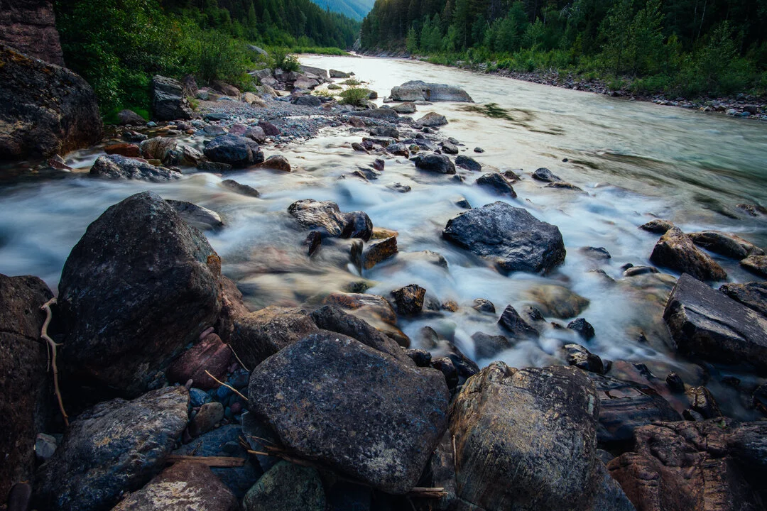 Raft on the Flathead River