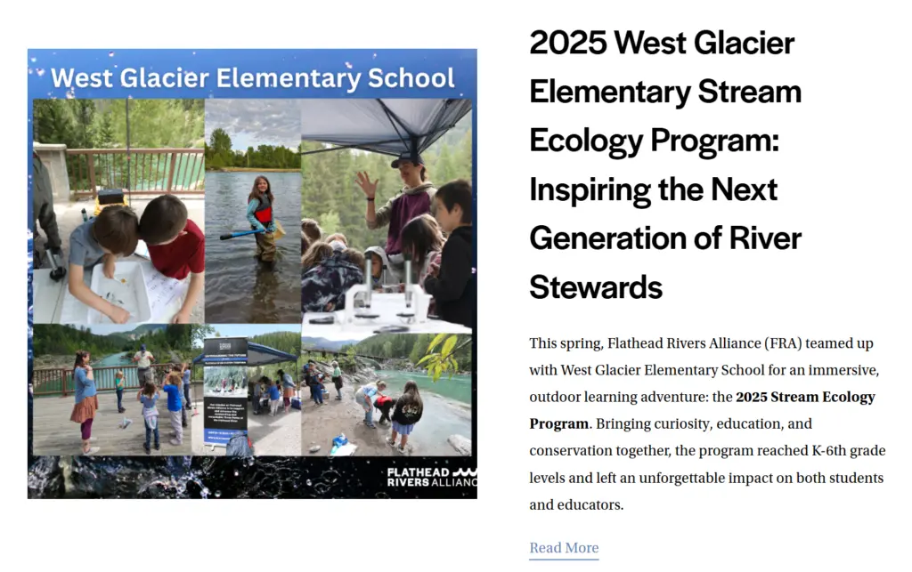 WGE Stream Ecology Latest News